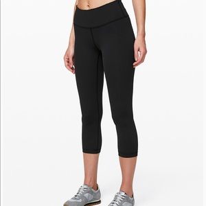 LULULEMON wunder under crop pants